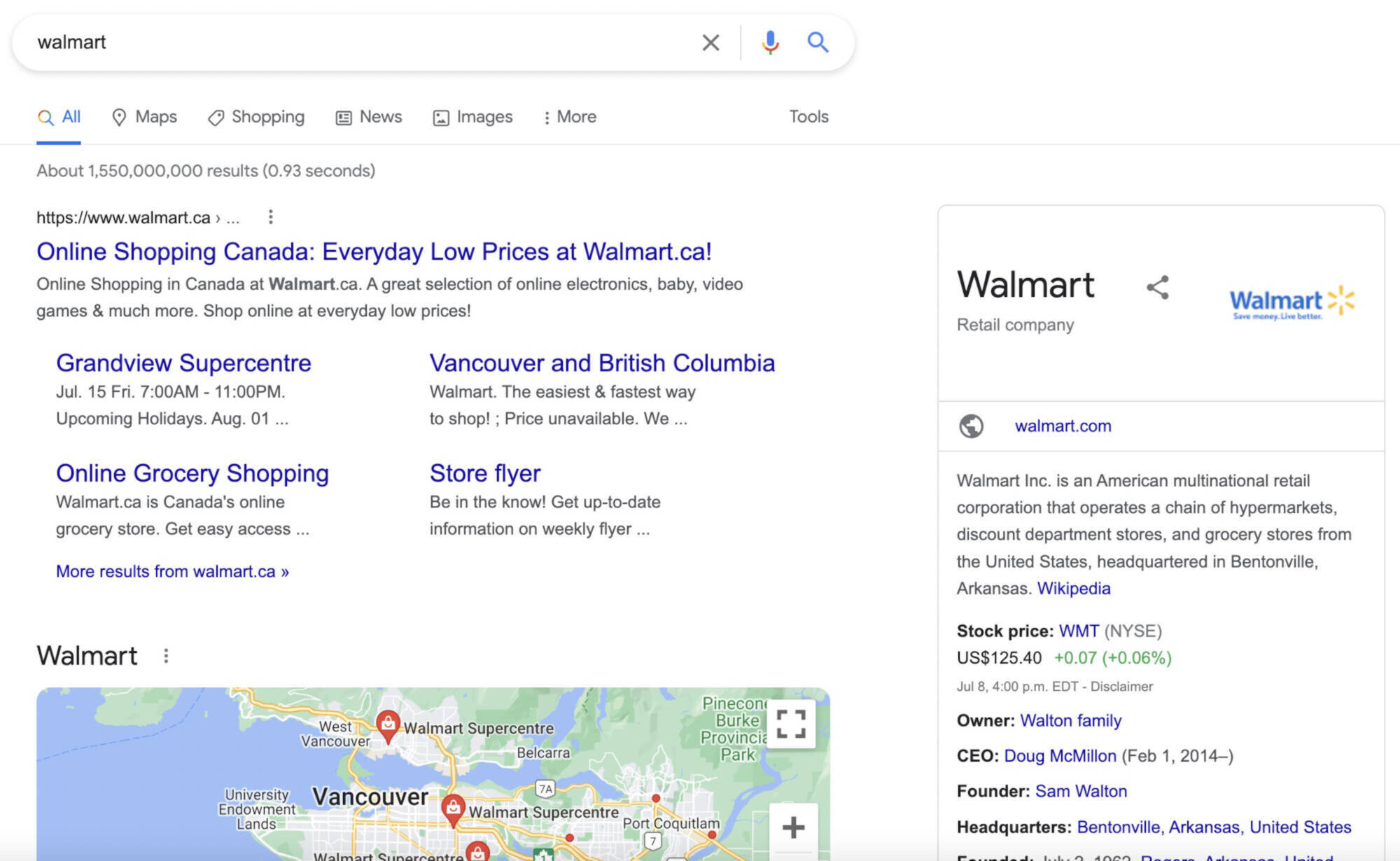 walmart et ses balises