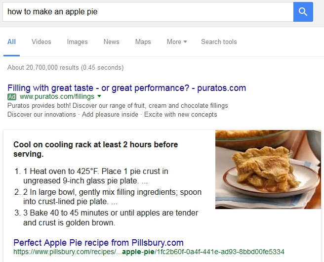 Recipe snippet